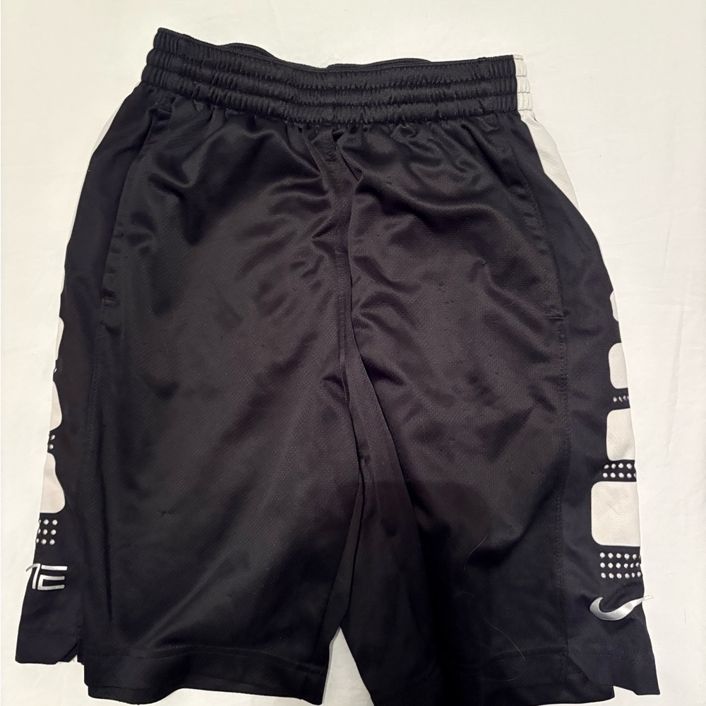 Nike Kids Black and White Shorts